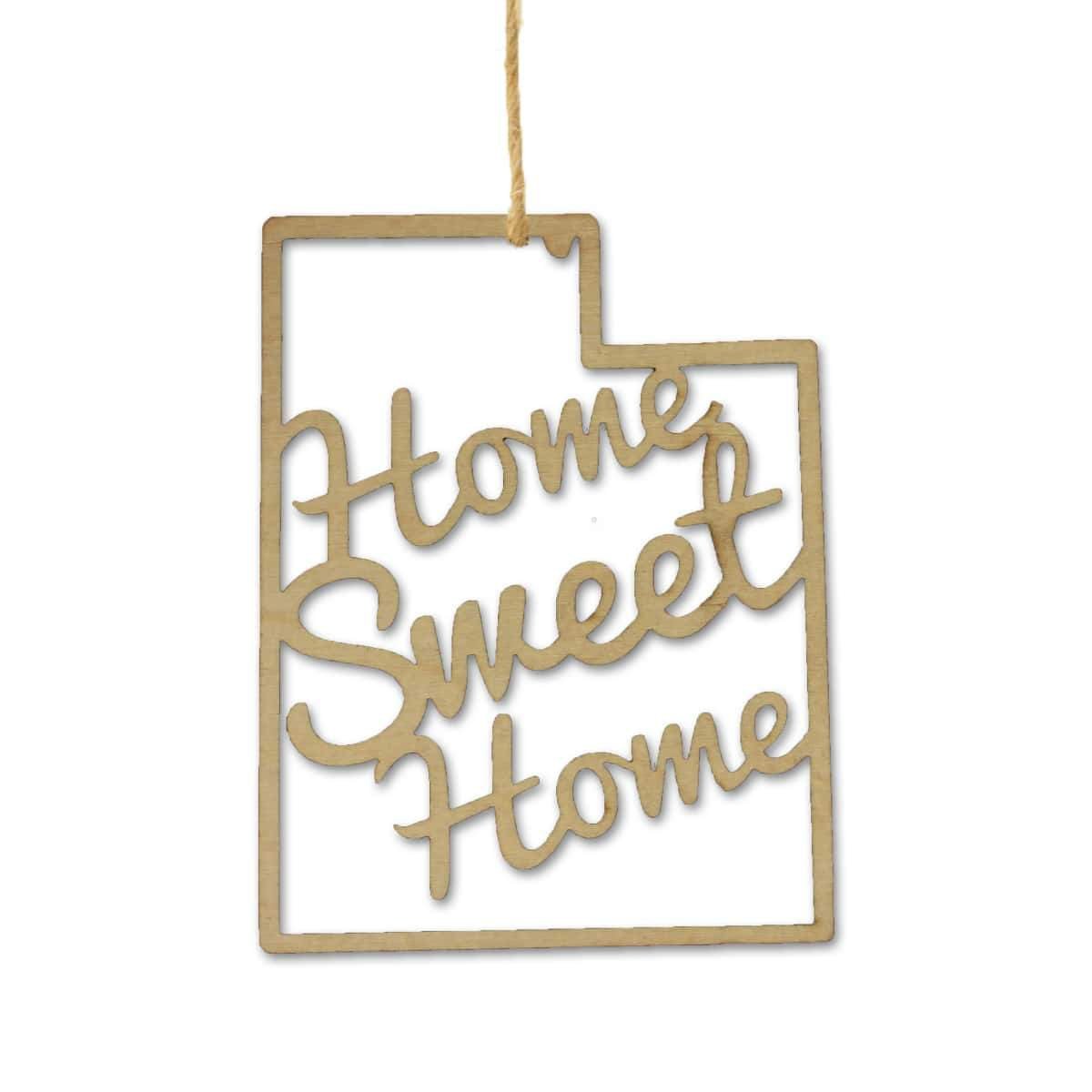 Utah Home Sweet Home Ornaments