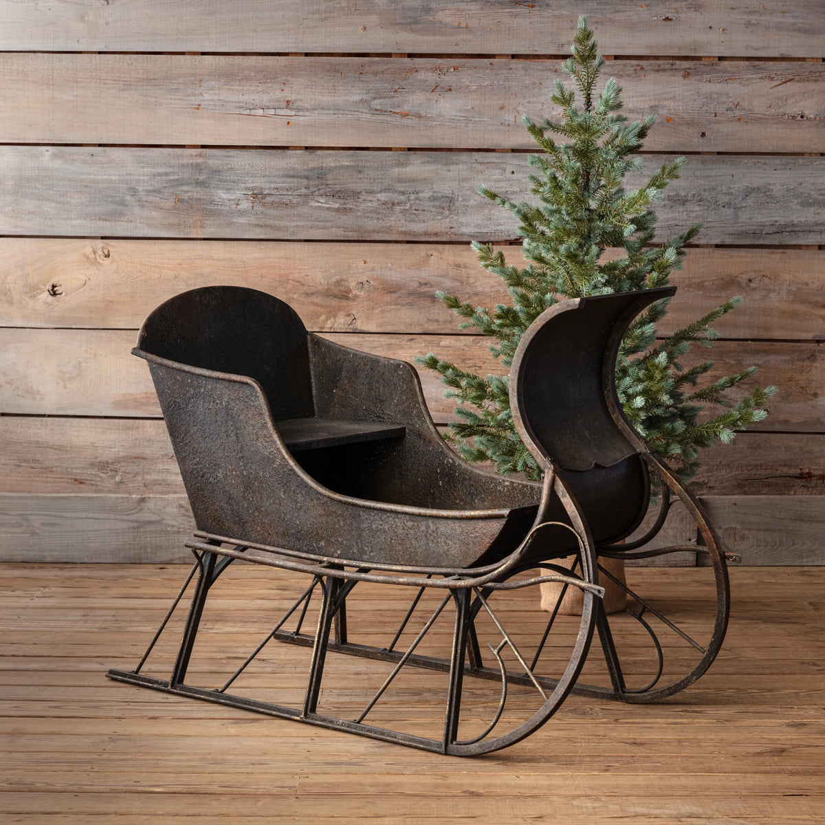 Blackwell Vintage Metal Christmas Sleigh