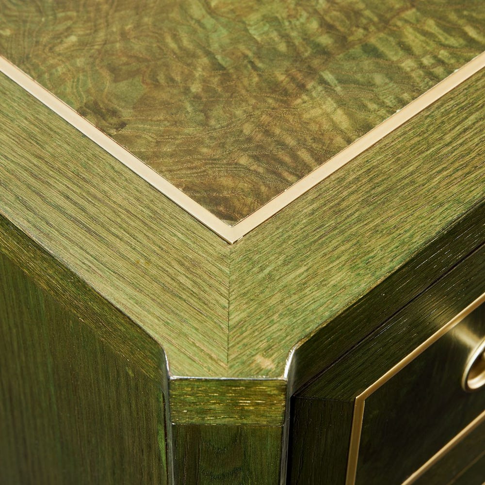 Virelle Olive Burl 2-Drawer Chest