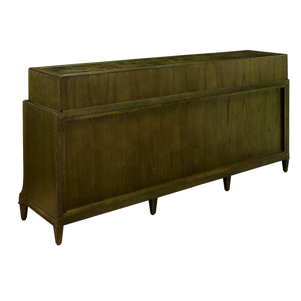 Virelle Olive Burl 9-Drawer Dresser