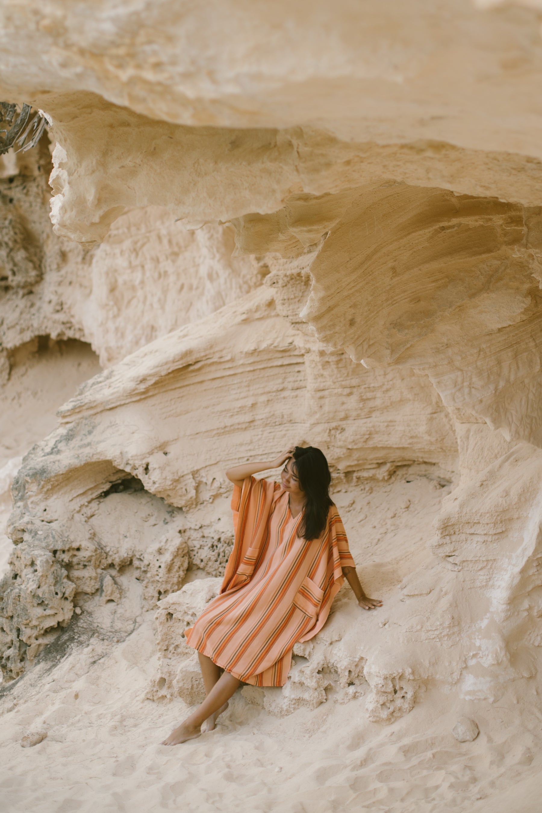 Flame Hudson V-Neck Kaftan