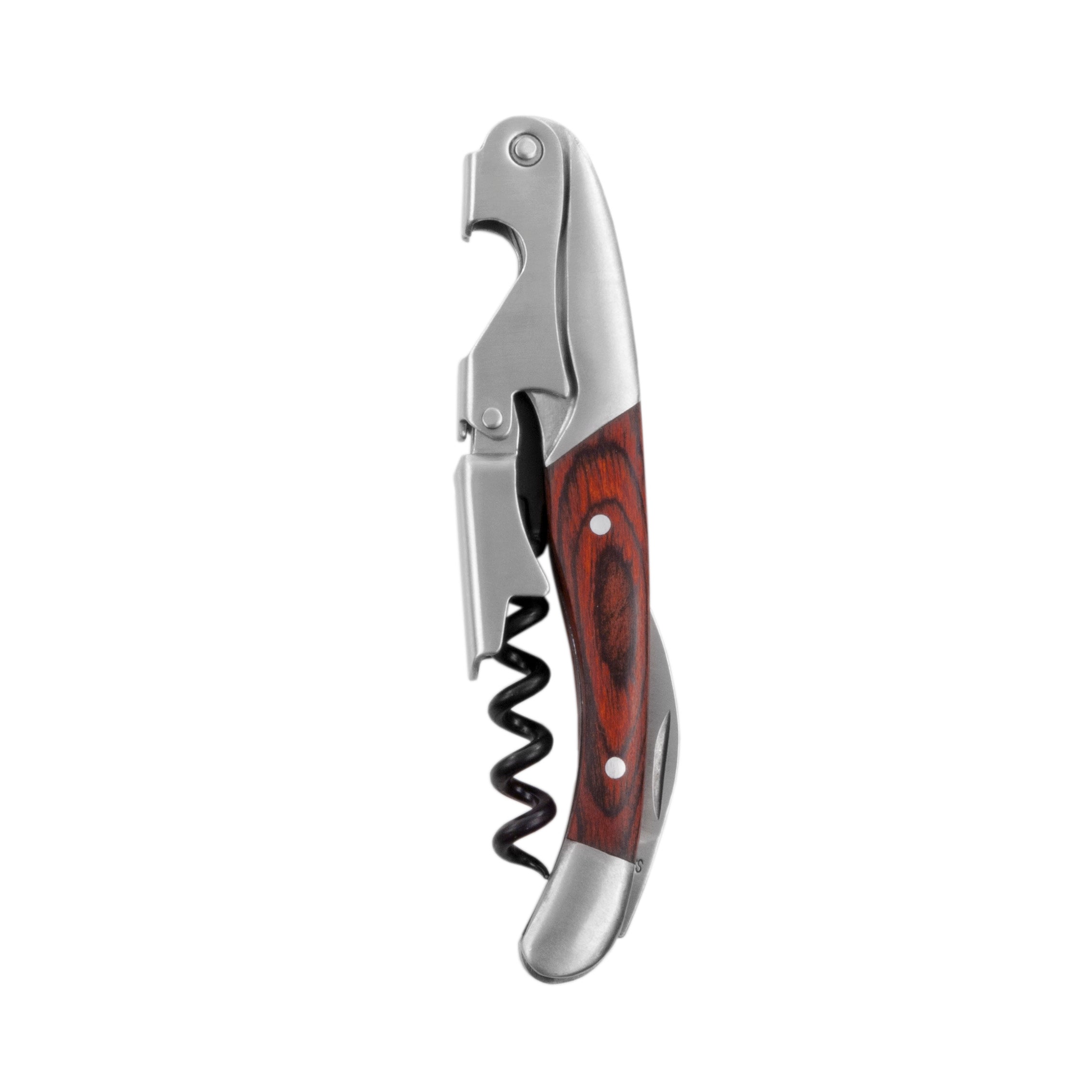 Wooden Double Hinged Corkscrew