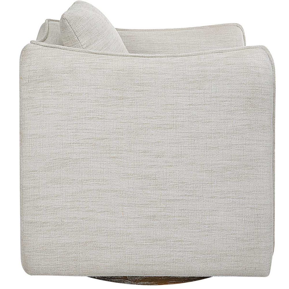 The Beckett Tweed Swivel Chair