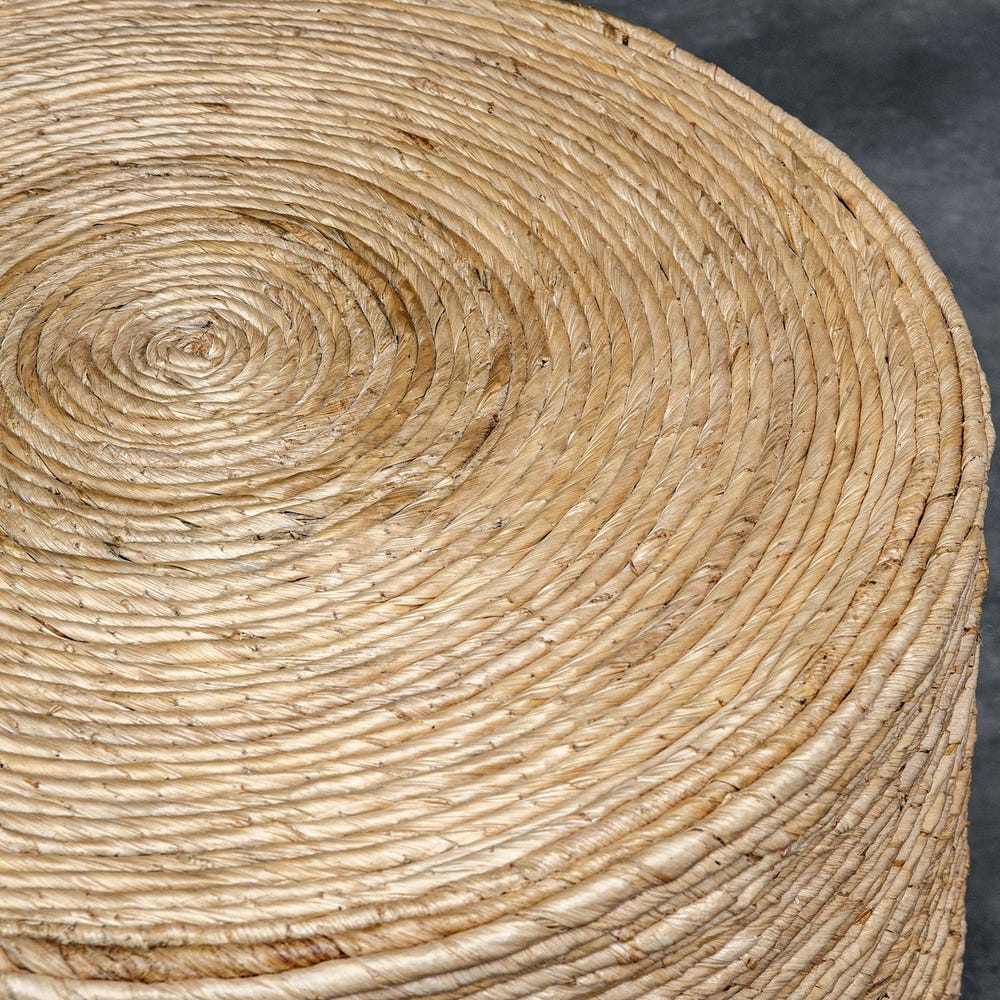 The Solana Woven Round Coffee Table