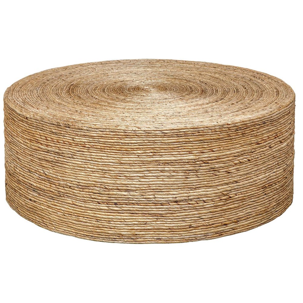 The Solana Woven Round Coffee Table