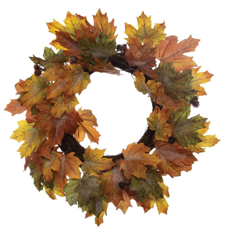 Faux Maple Wreath