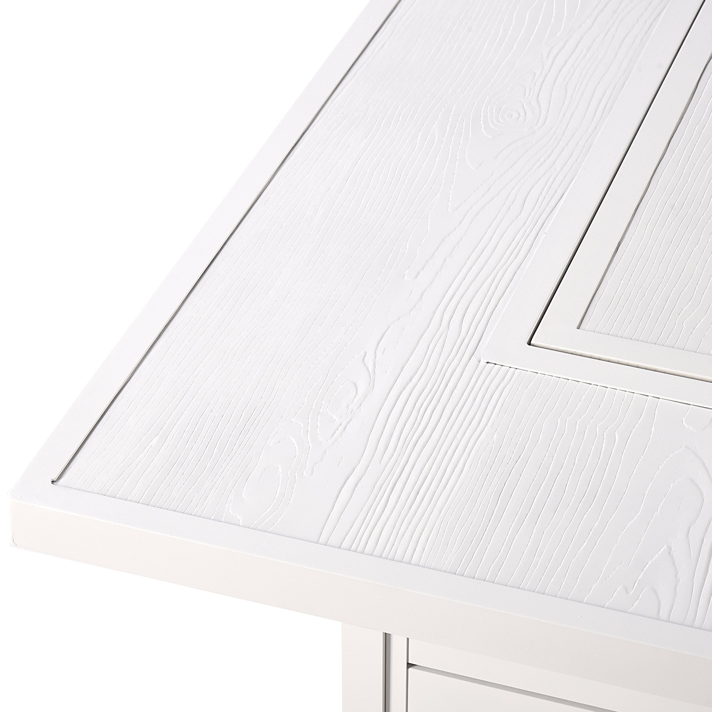Aluminum 42-in Square Propane Fire Table with Beads, Covers and Lid