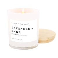 Lavender and Sage 11 oz Soy Candle